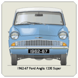 Ford Anglia Super 123E 1962-67 Coaster 2